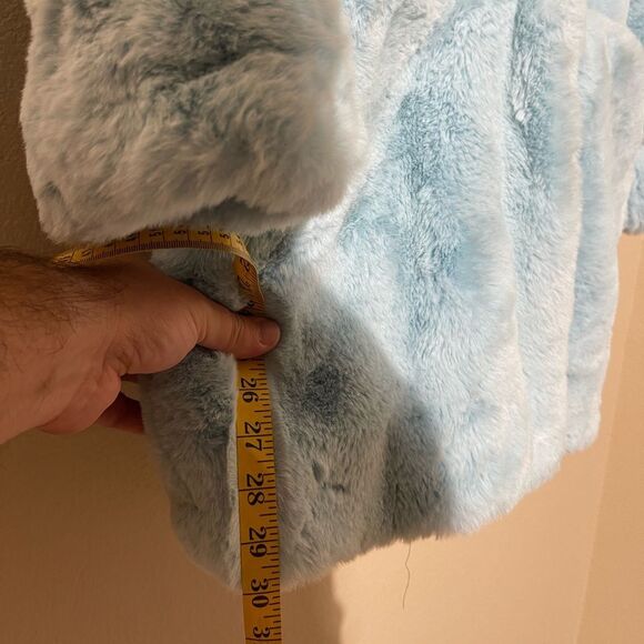 Apparis Sky Blue Teddy Jacket - Picture 7 of 7